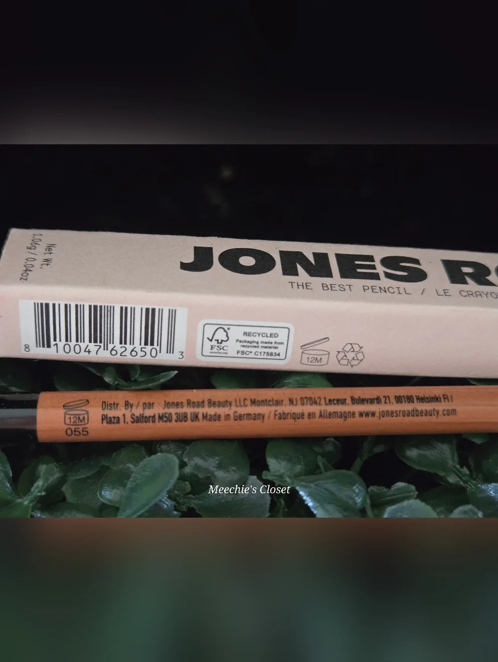 NEW Jones Road The Best Pencil Eyeliner - Black Noir 055 BNIB